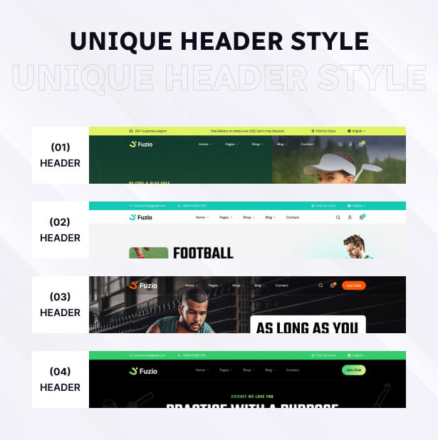 Fuzio - Sports Club WordPress Theme