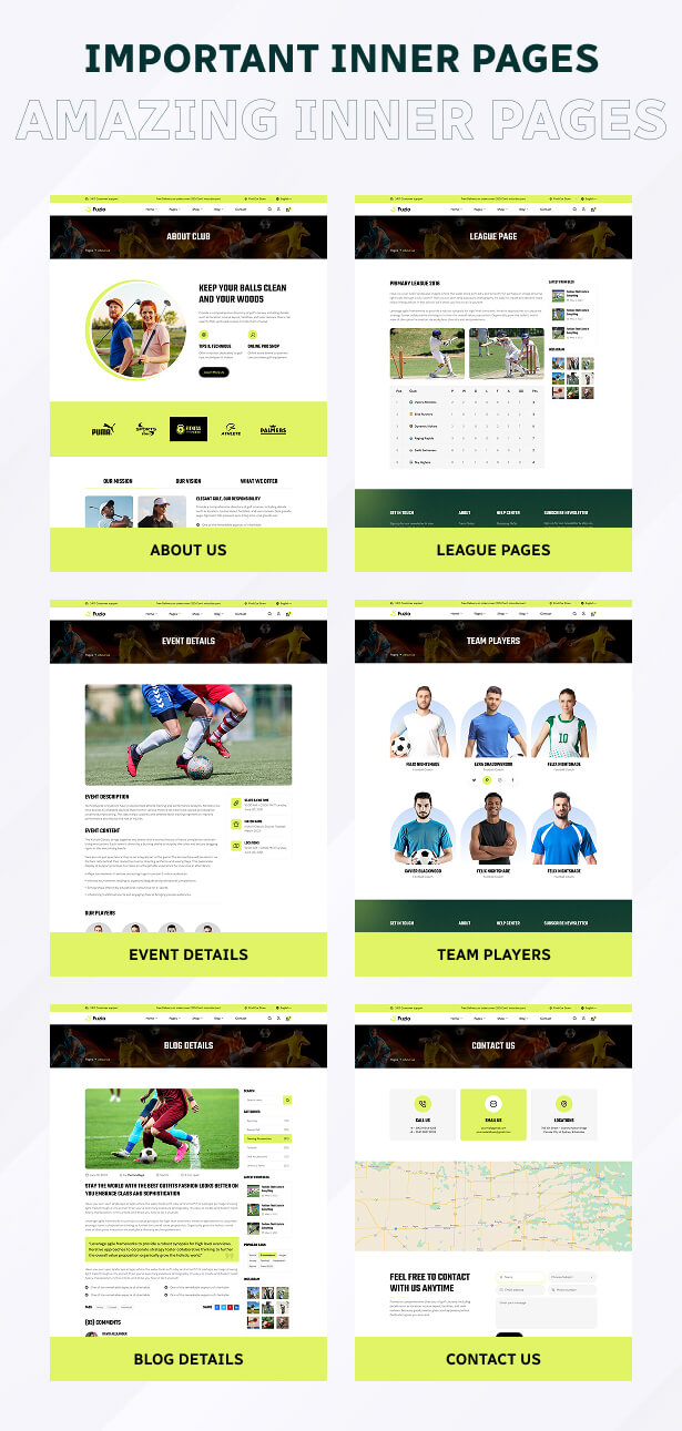 Fuzio - Sports Club WordPress Theme