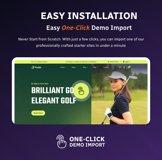 Fuzio - Sports Club WordPress Theme